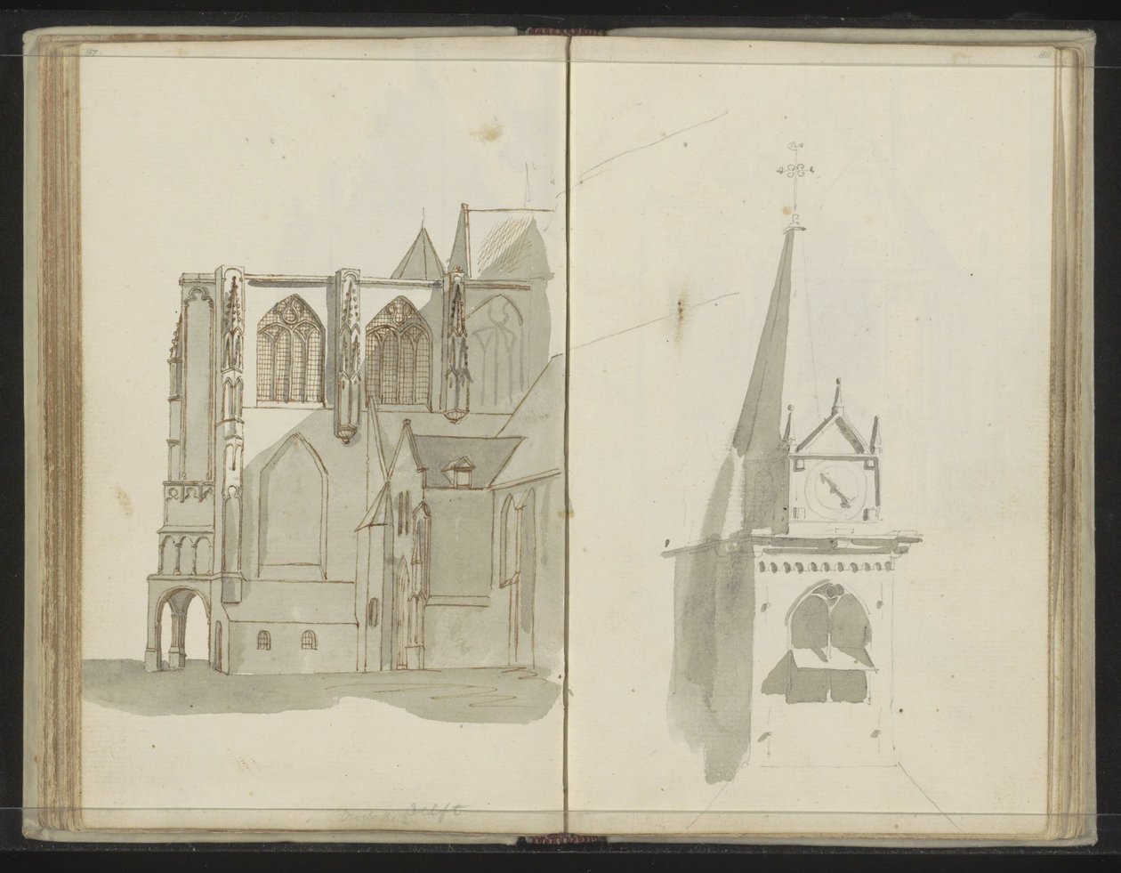 Gamle kirken i Delft av Johannes Huibert Prins