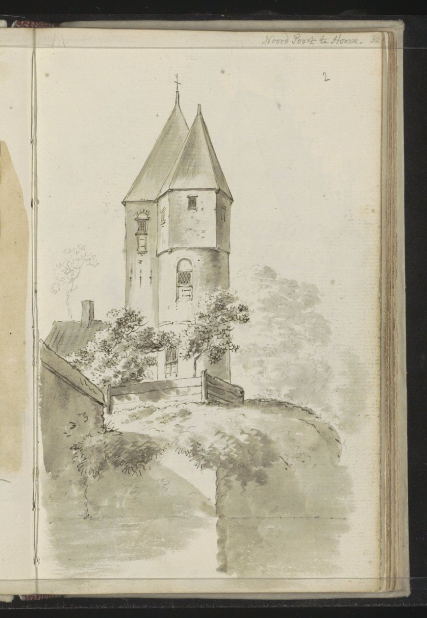 Tårnene i Noorderpoort i Hoorn av Johannes Huibert Prins