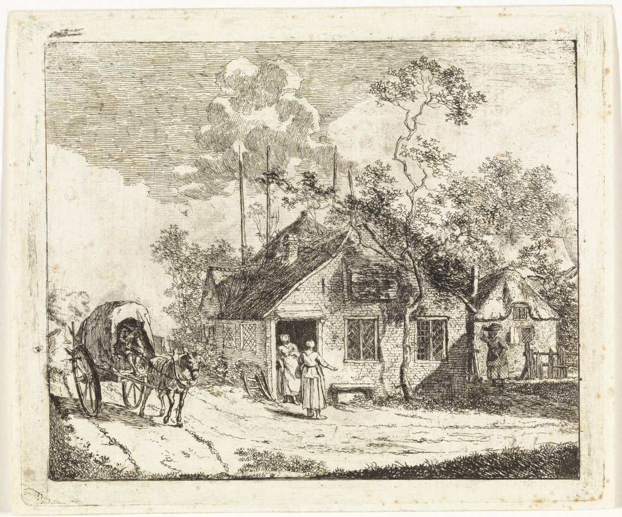 To hus på en vei av Johannes Huibert Prins
