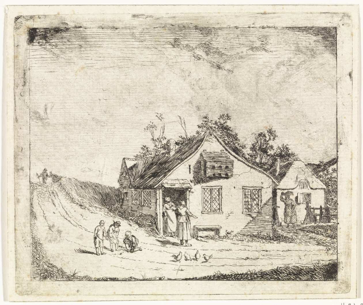 To hus på en vei av Johannes Huibert Prins
