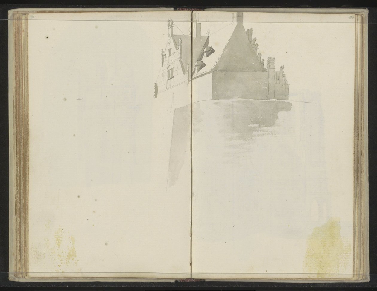 Waterslootse Poort i Delft av Johannes Huibert Prins