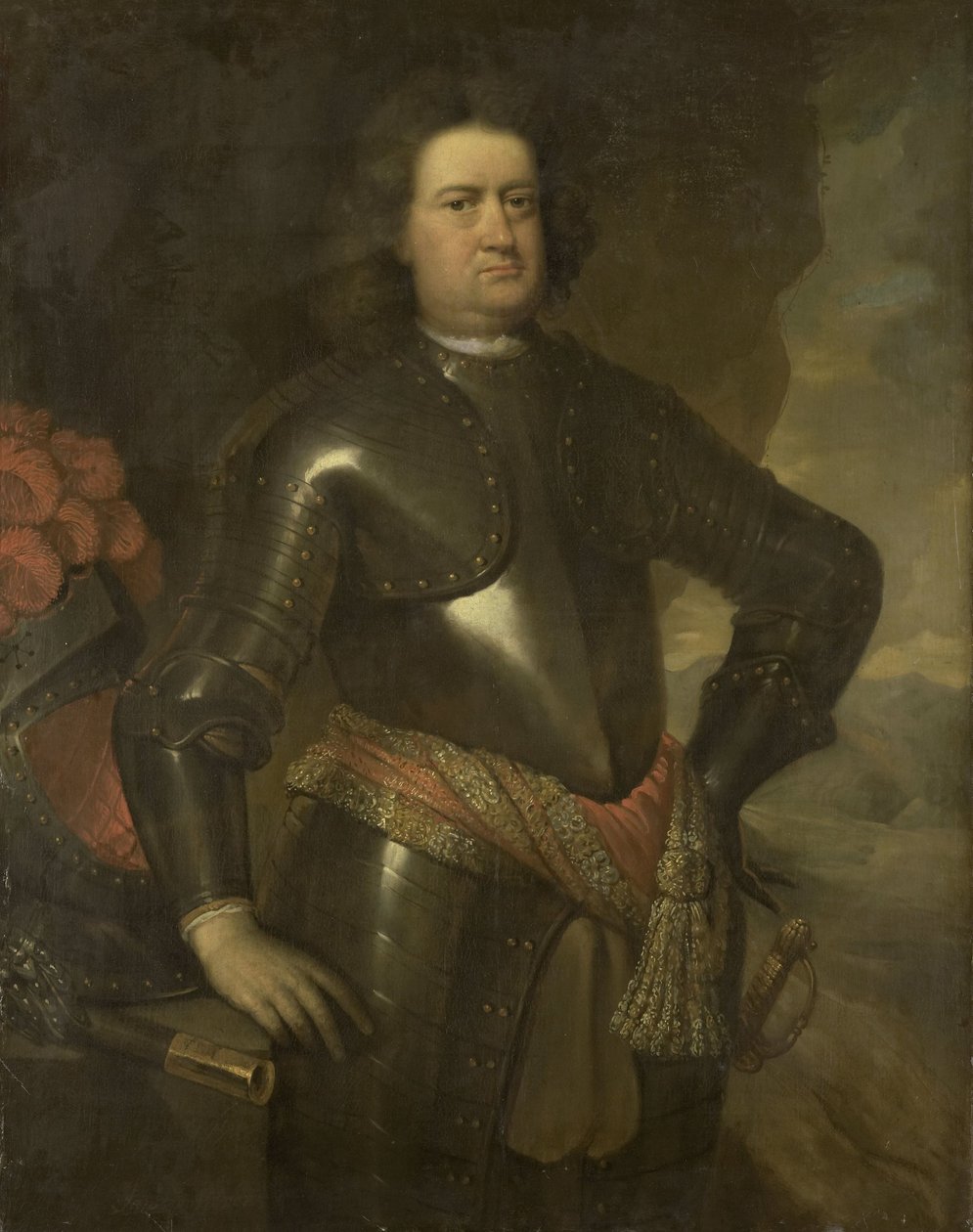 Portrett av en militæroffiser av Johannes I Vollevens