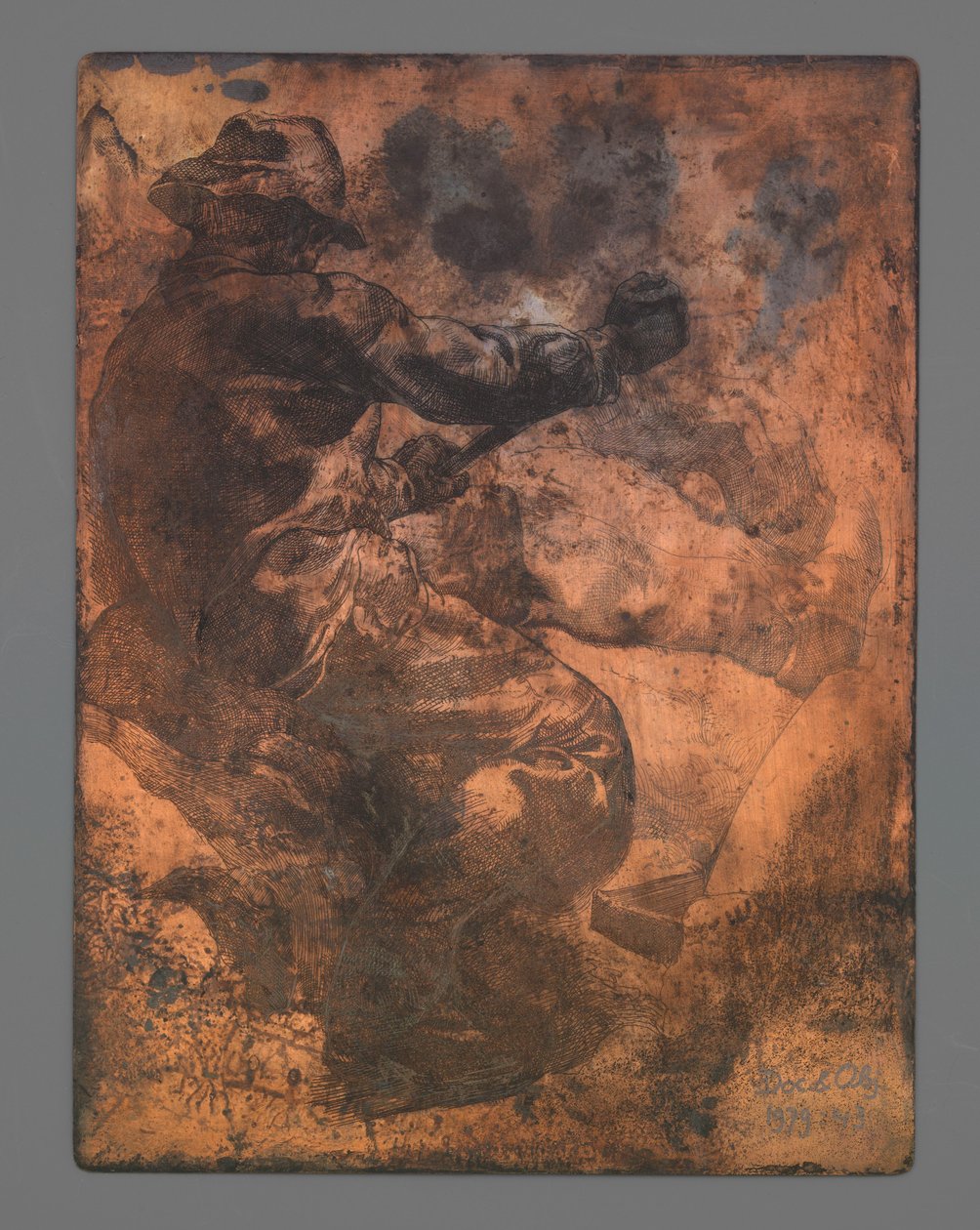 Arbeider sett bakfra av Johannes Josephus Aarts