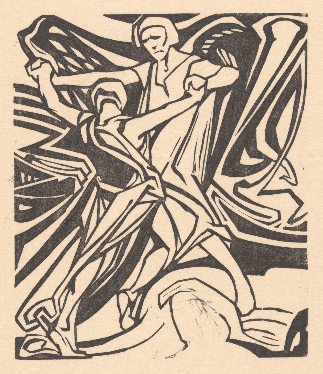 Jakob kjemper med engelen av Johannes Josephus Aarts