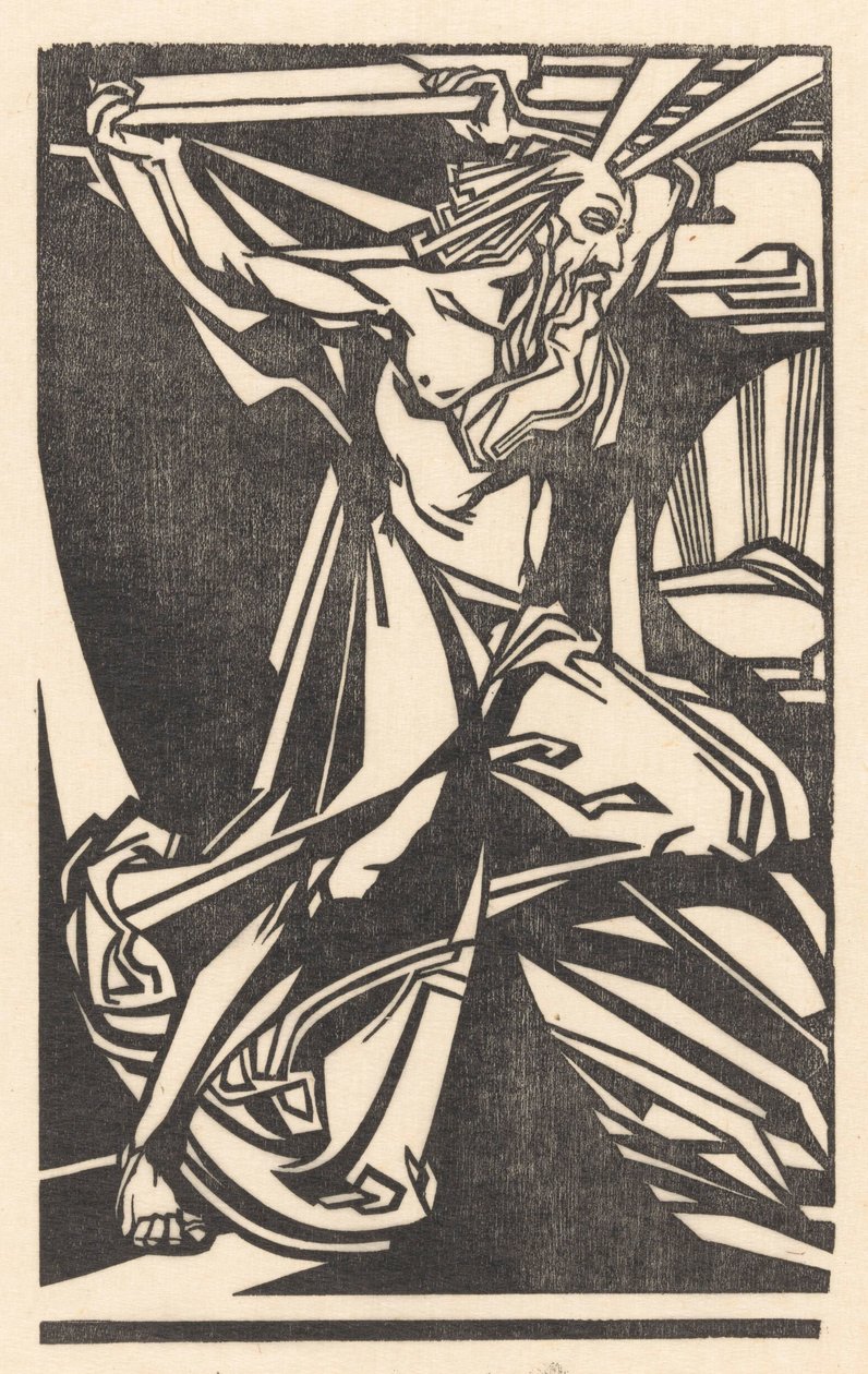 Moses med lovens tabeller av Johannes Josephus Aarts