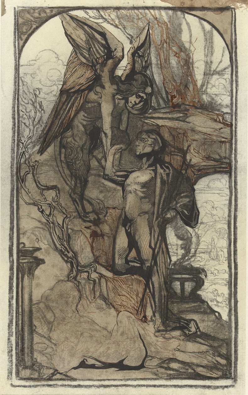 Ødipus i sfinks av Johannes Josephus Aarts