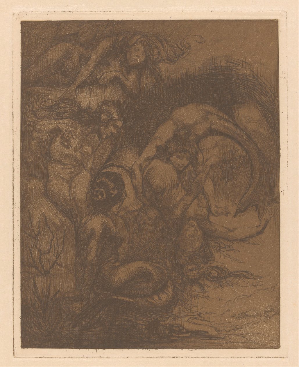 Fem havfruer av Johannes Josephus Aarts