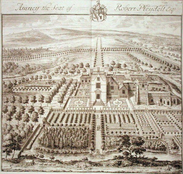 Amney, setet til Robert Pleydell, Esq. (gravering) av Johannes Kip