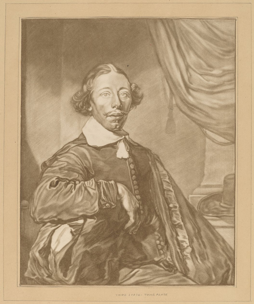 Portrett av en sittende mann, 1771. av Johannes Kornlein