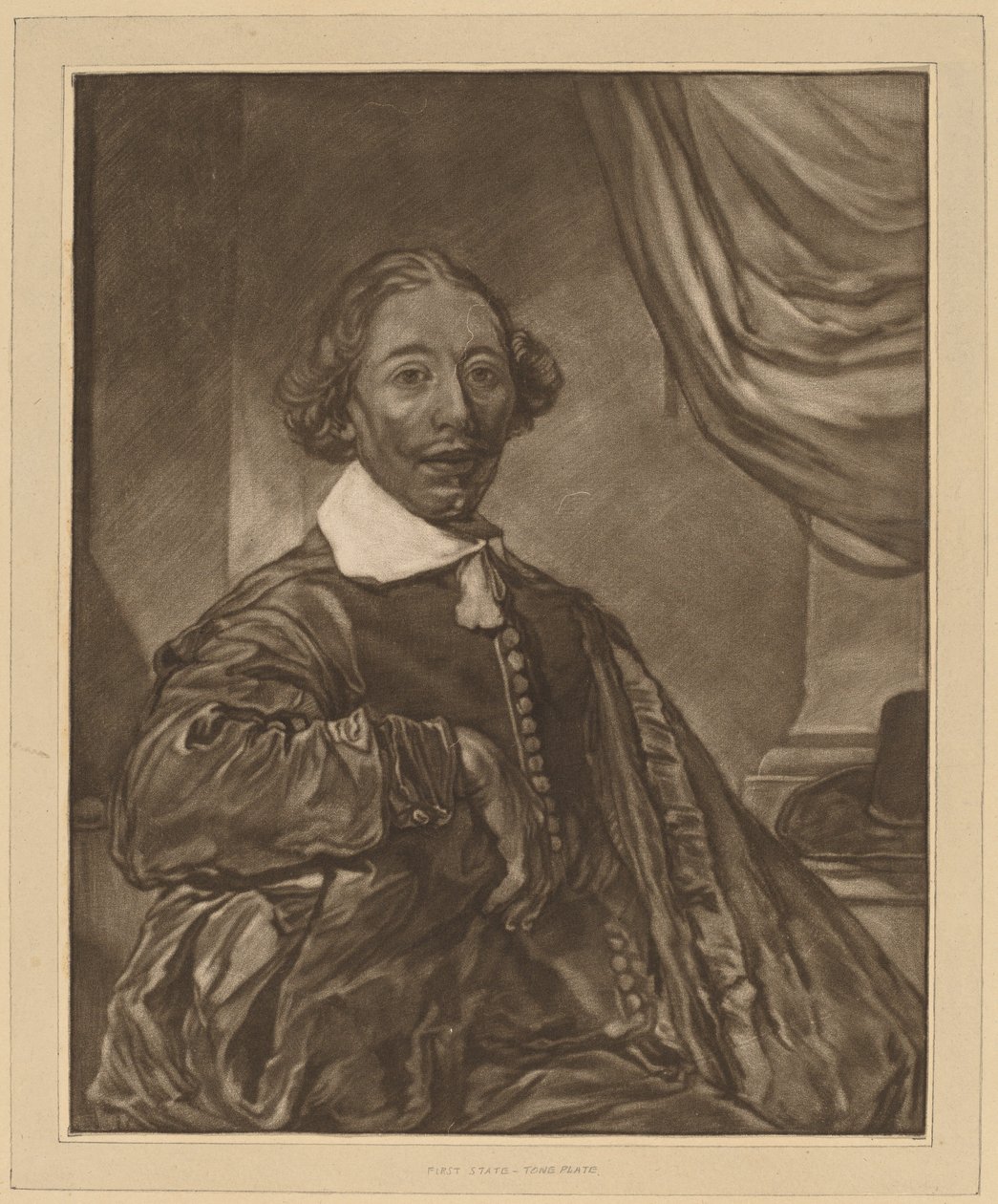 Portrett av en sittende mann, 1771. av Johannes Kornlein