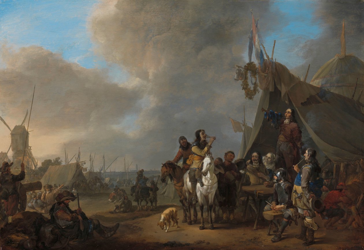 Hærens leir av Johannes Lingelbach