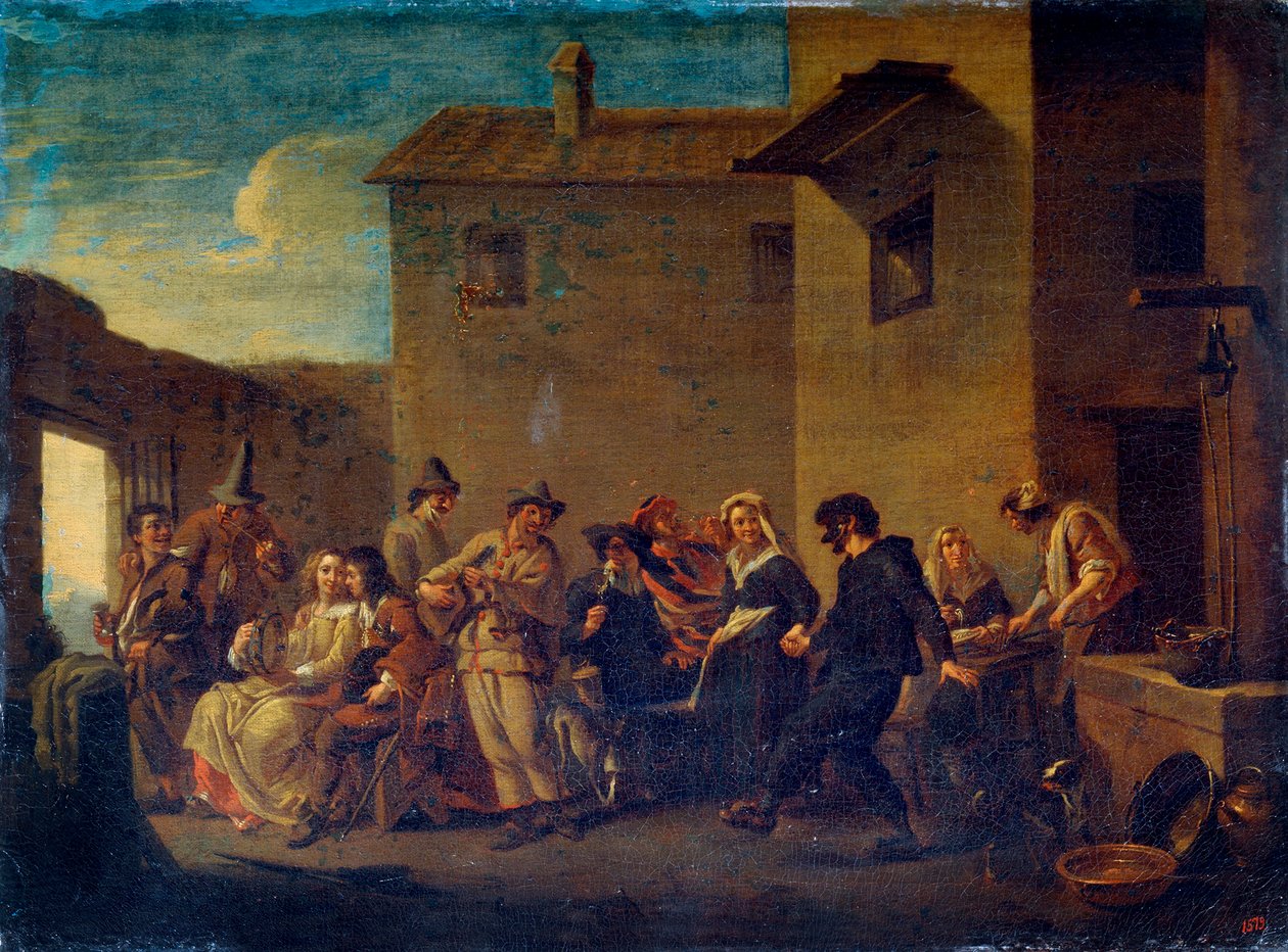 Karneval i Venezia, 1600-tallet av Johannes Lingelbach
