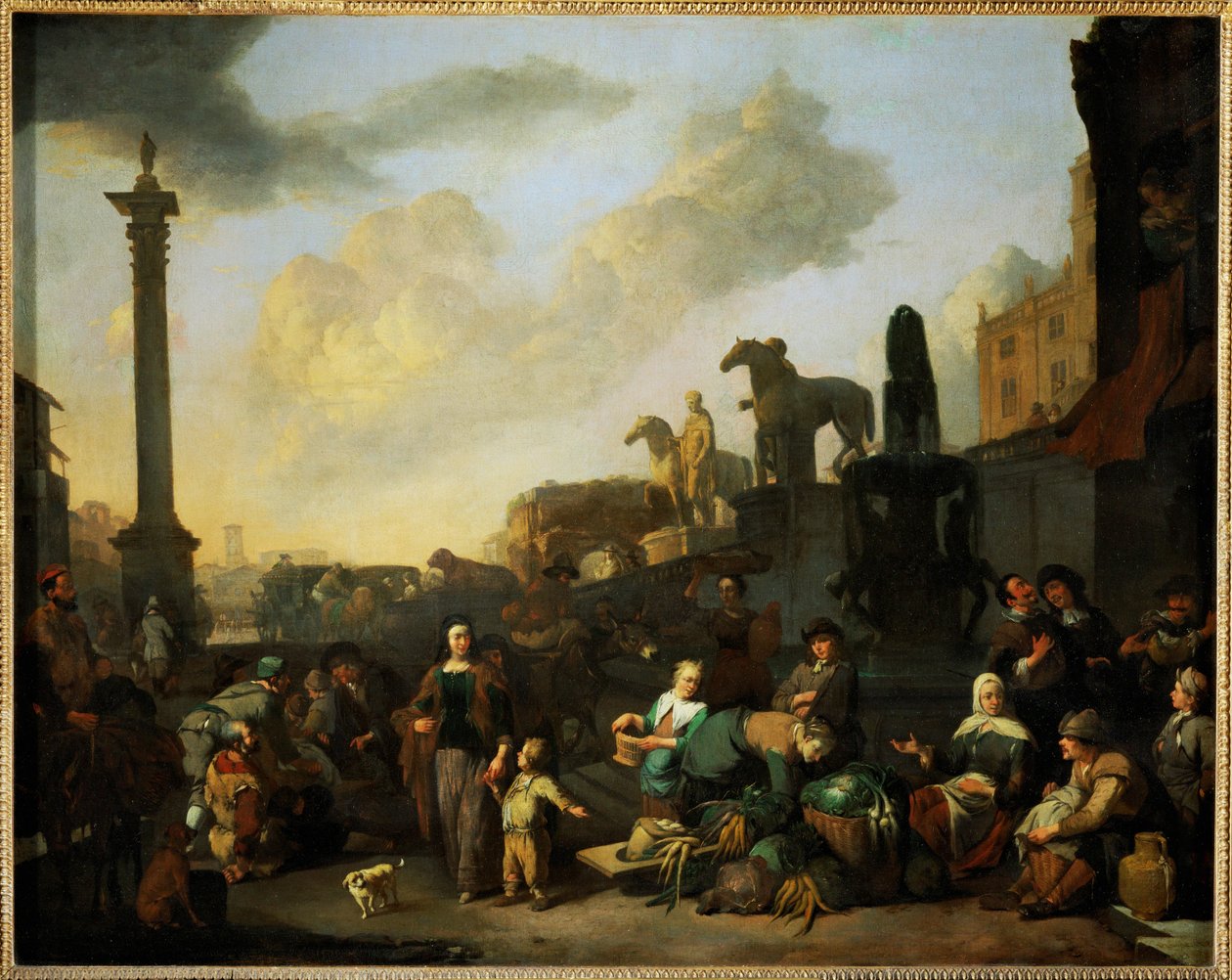 Urtemarkedet i Roma - Urtemarkedet i Roma ... av Johannes Lingelbach