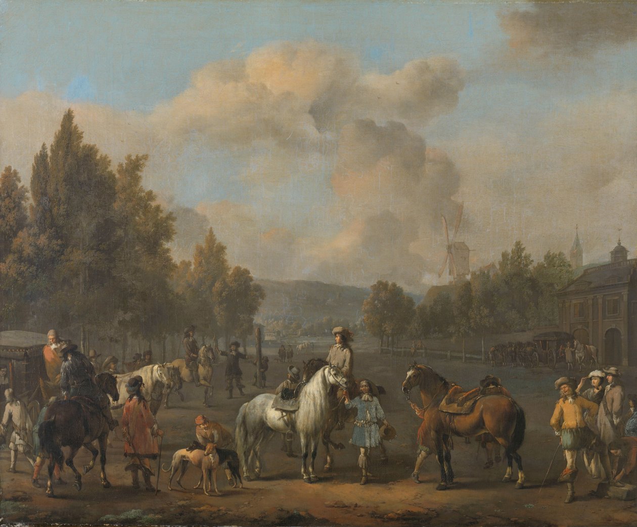 Rideskolen av Johannes Lingelbach