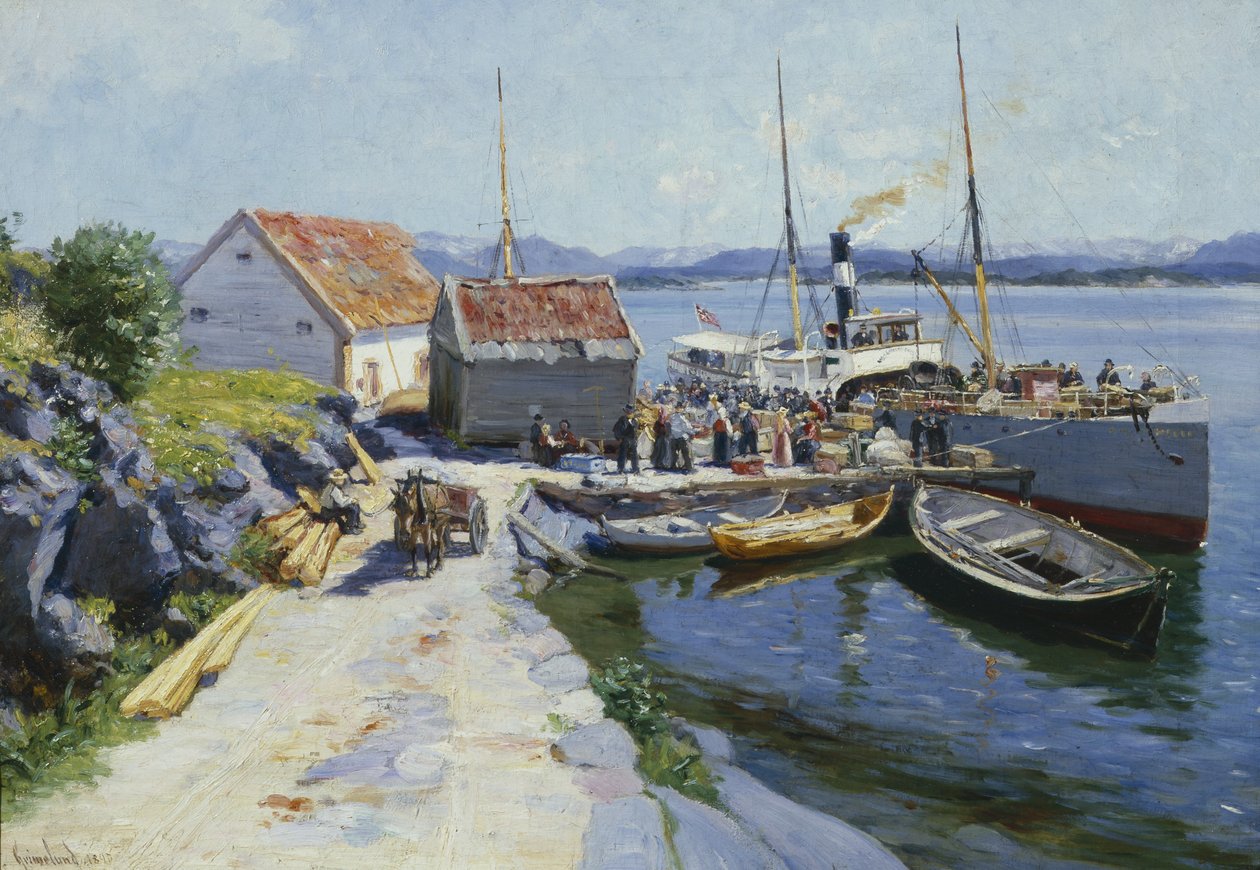 Fergekai på Vestlandet av Johannes Martin Grimelund