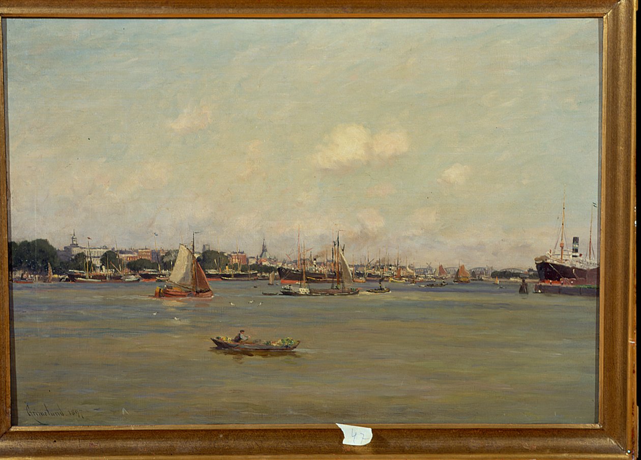 Havn i Rotterdam av Johannes Martin Grimelund
