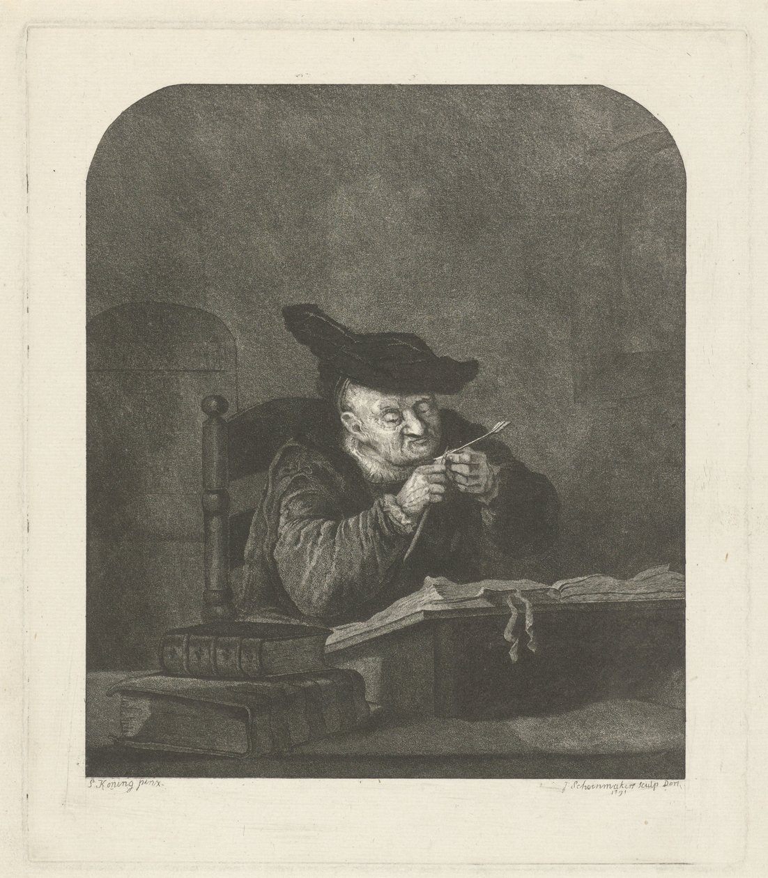 Pennensnijder av Johannes Schoenmakers