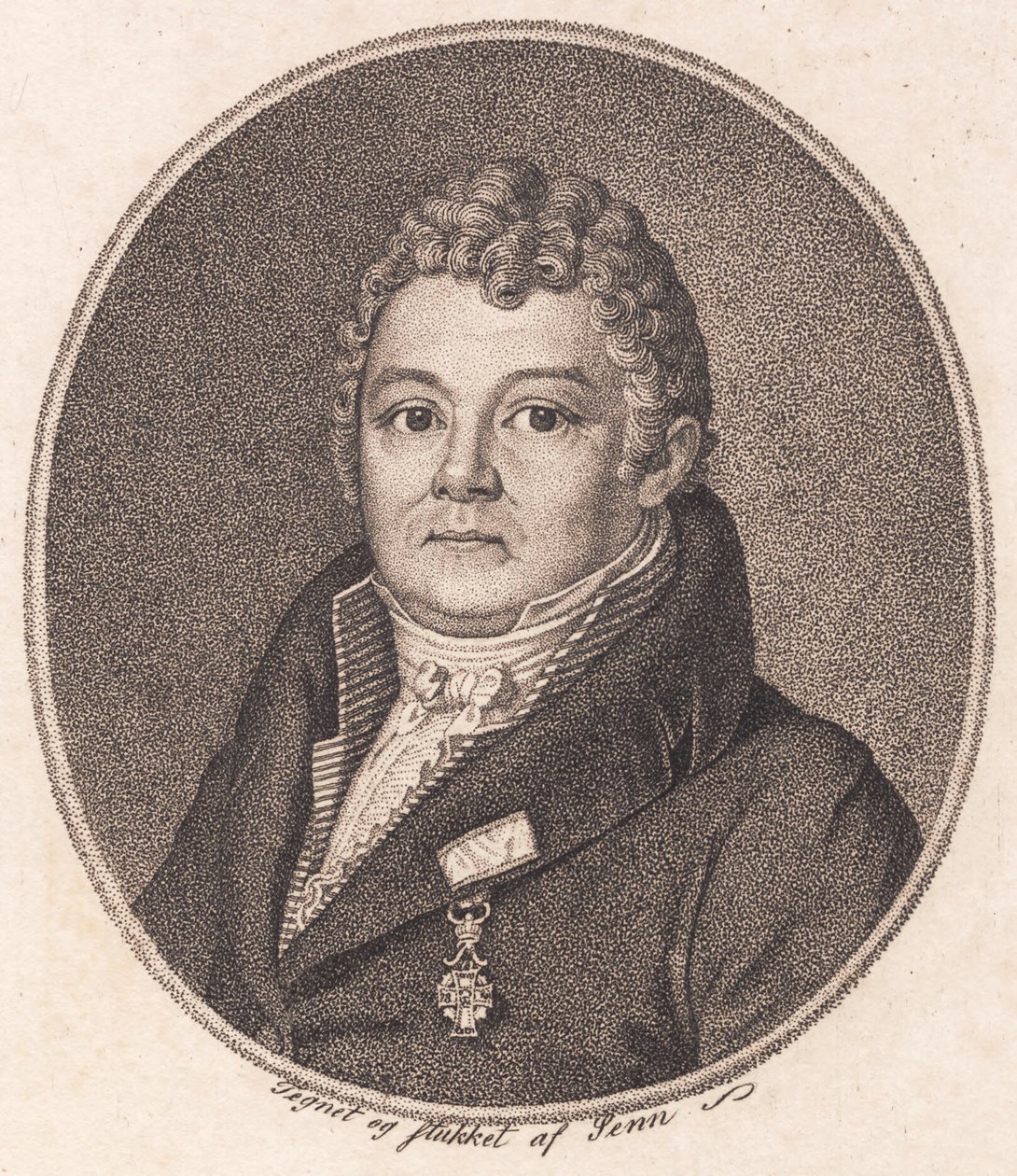 Skuespiller HC Knudsen av Johannes Senn