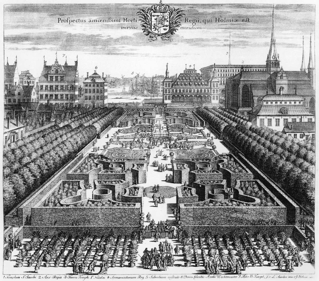Royal Garden of Stockholm, illustrasjon fra 