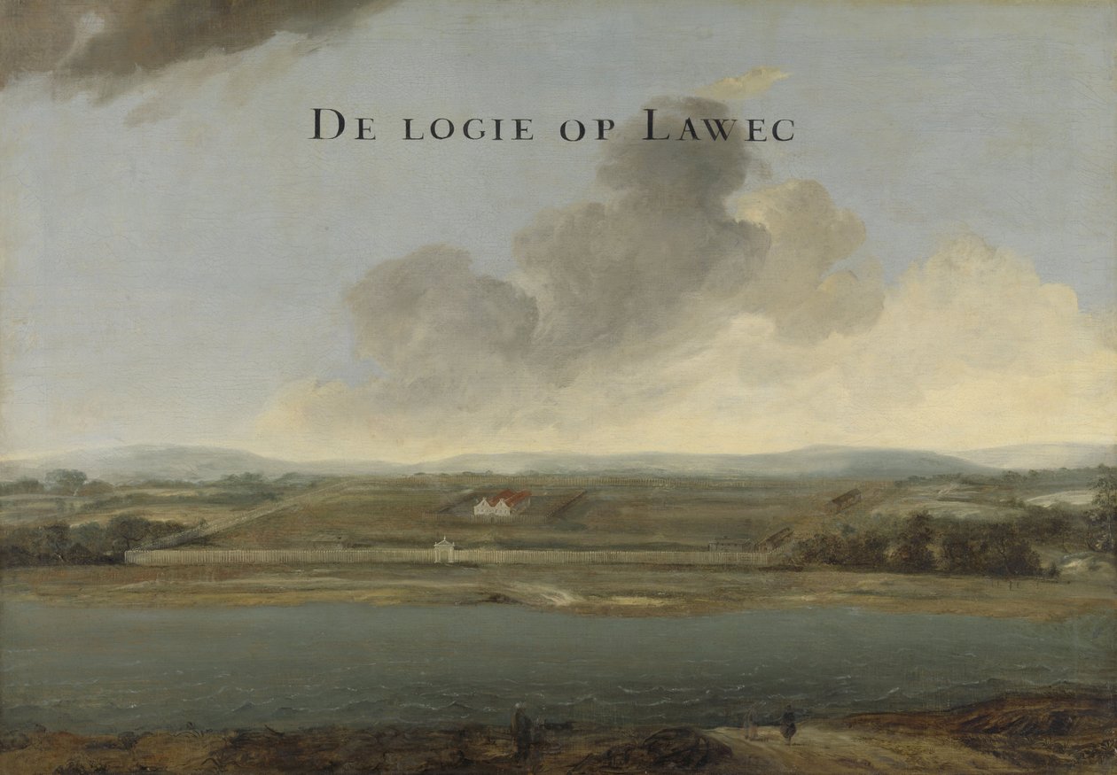 Det nederlandske østindiske kompaniets handelssteder i Lawec i Kambodsja, ca. 1662-3 av Johannes Vinckeboons
