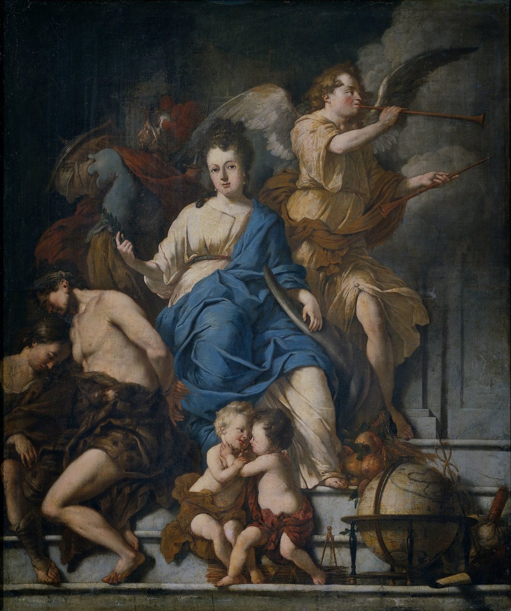 Allegori av Ryswick-traktaten, 1697 av Johannes Voorhout (I)