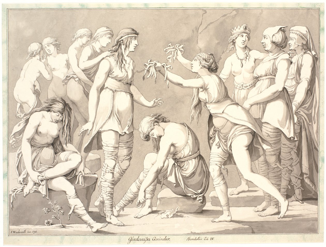 "Gindanische Quinder. Herodots bok IV" av Johannes Wiedewelt