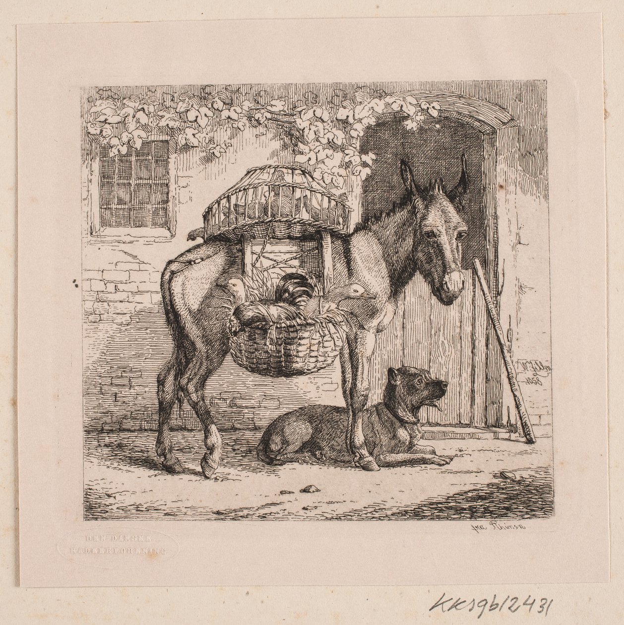 Kyllingselgerens esel av Johannes Wilhelm Zillen