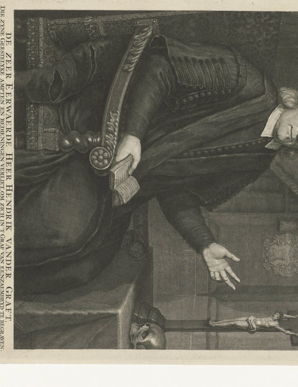 Portrett av Hendrik van der Graft av Johannes Willemsz. Munnickhuysen