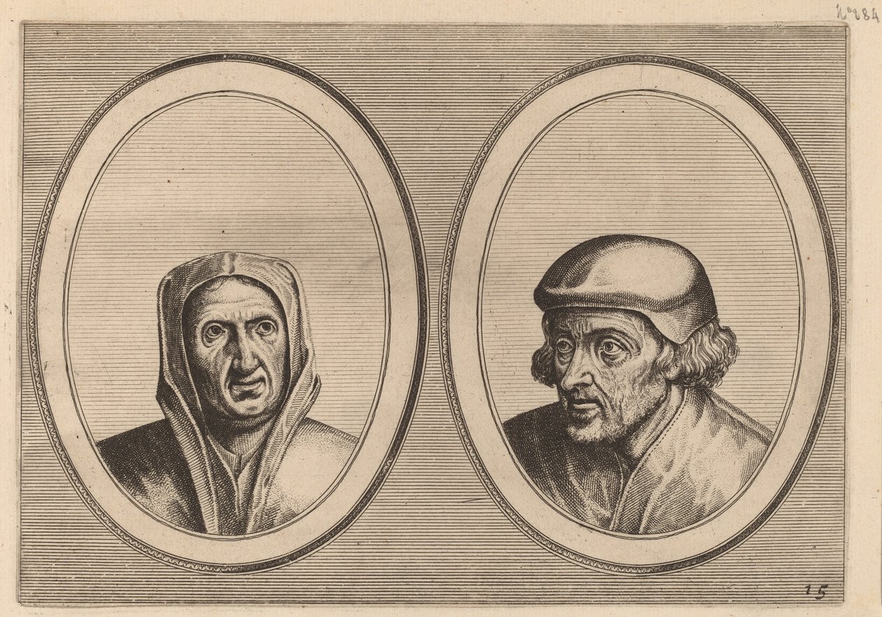 "Beveynsde Hil" og "Listighe Jorden" av Johannes and Lucas van Doetechum after Pieter Bruegel the Elder