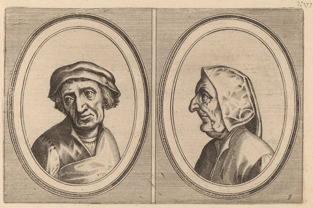 "Goelijeke Floor" og "Kinne Snavels" av Johannes and Lucas van Doetechum after Pieter Bruegel the Elder