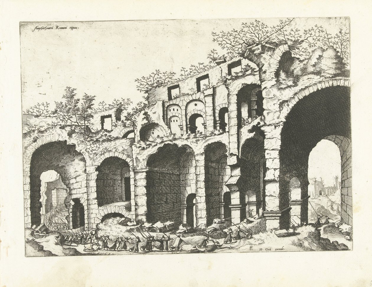 Gezicht op een amfitheater waarschijnlijk het Colosseum Romeinse ruïnes, 1561 (series title)   1365294   no       norwegian Successfully Translated  Original: Fruitstilleven Translat: Fruitstilleven 1386197 no norwegian Successfully Translated Original: La av Johannes of Lucas van Doetechum (attributed to)