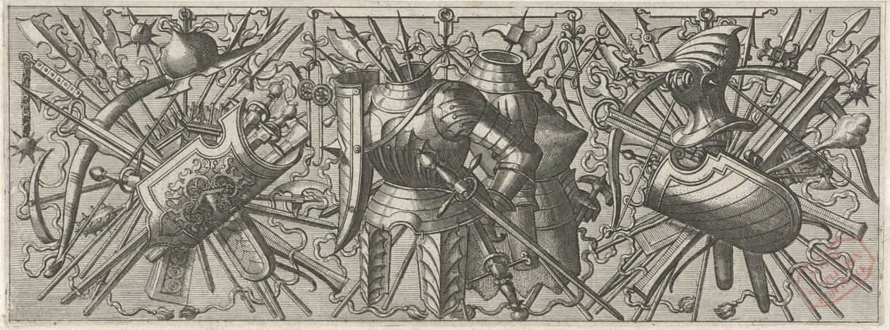 Frites møtte twee kurassen Panoplia sev armamentarium... (serietittel) av Johannes of Lucas van Doetechum