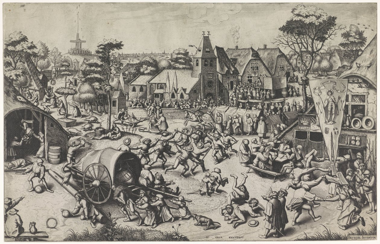 Sankt Georgs messe av Johannes of Lucas van Doetechum