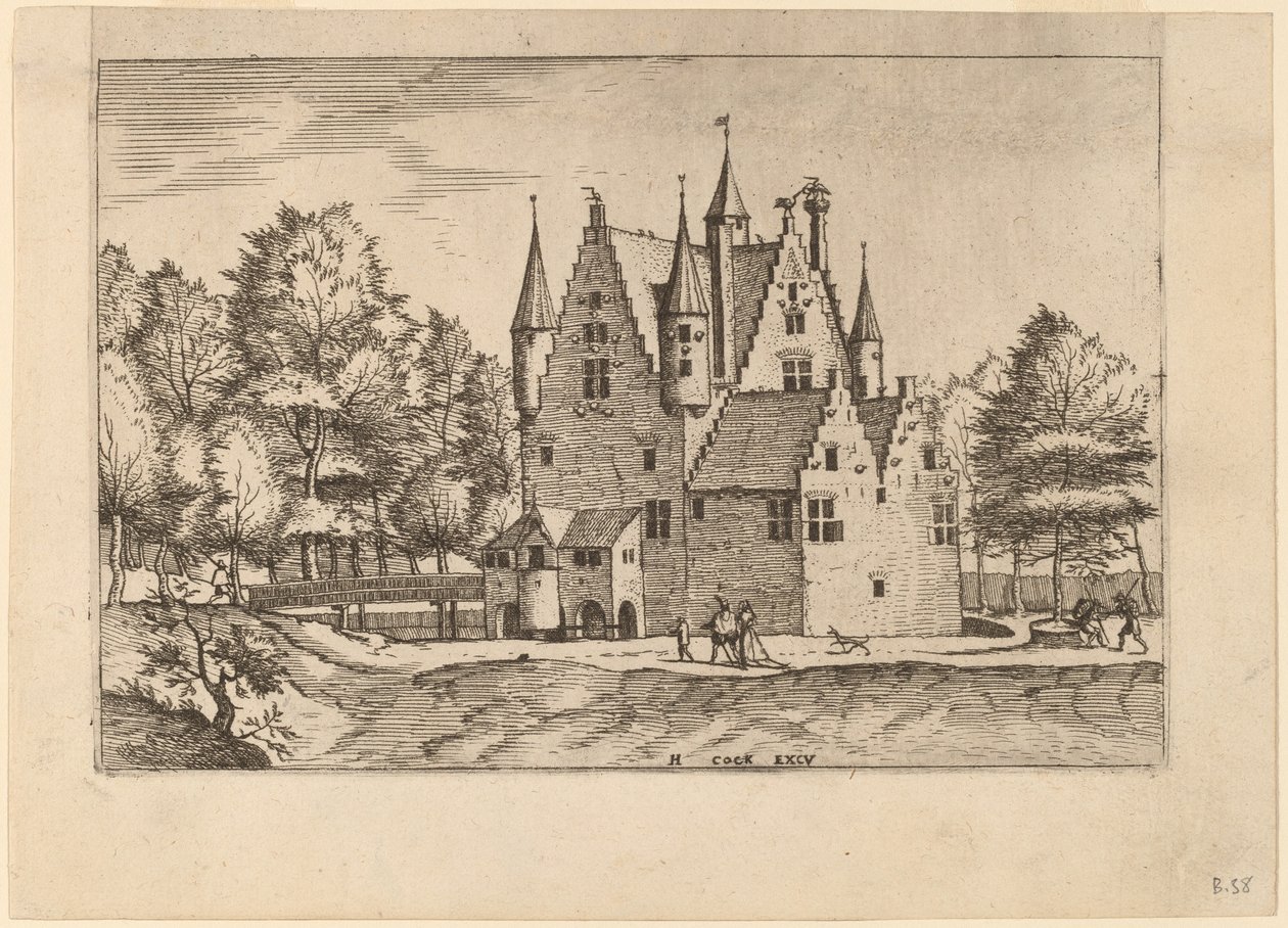 Borg av Johannes van Doetechum, the Elder and Lucas