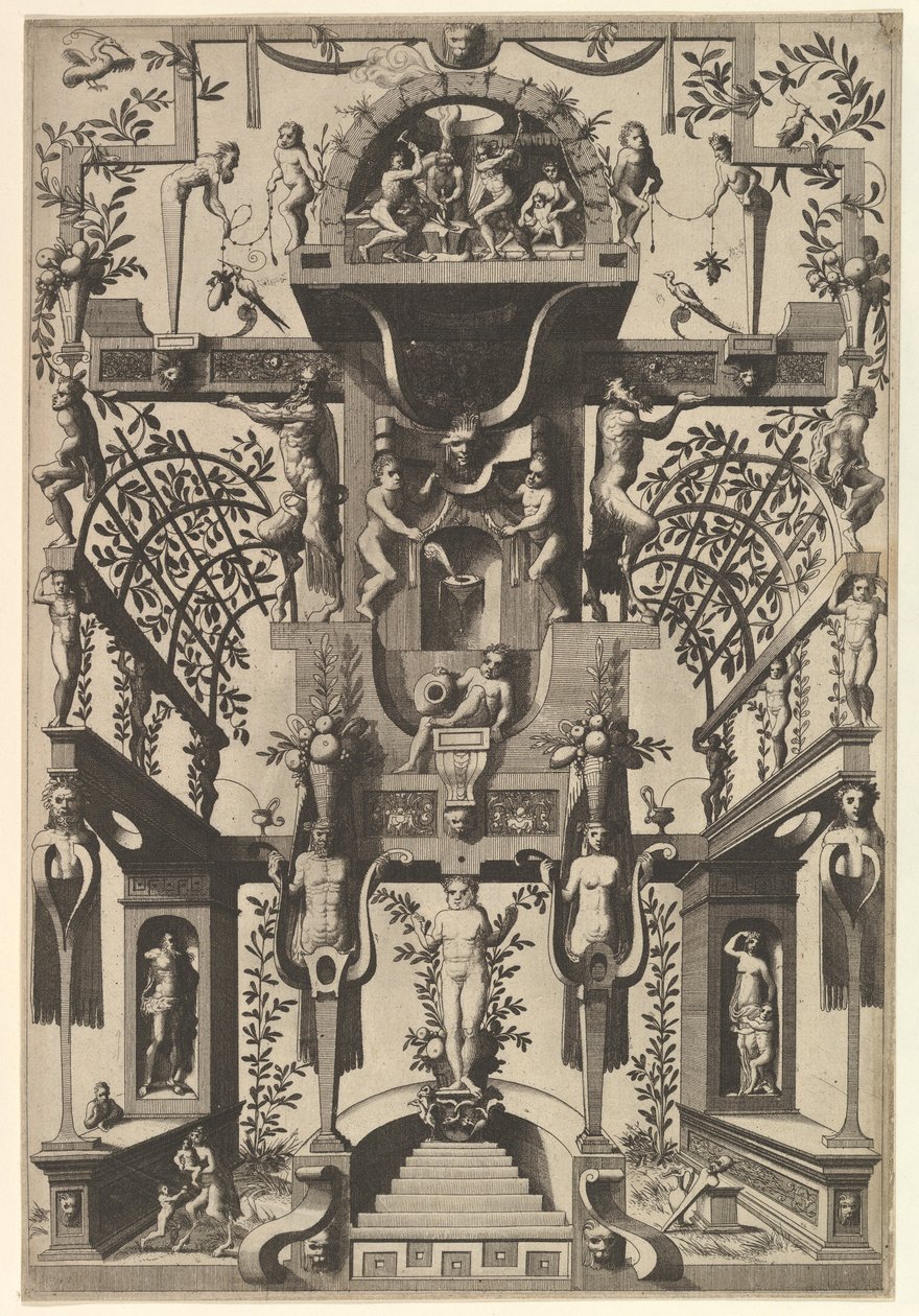 Moderne grotesk dekorasjon, 1557. av Johannes van Doetecum I