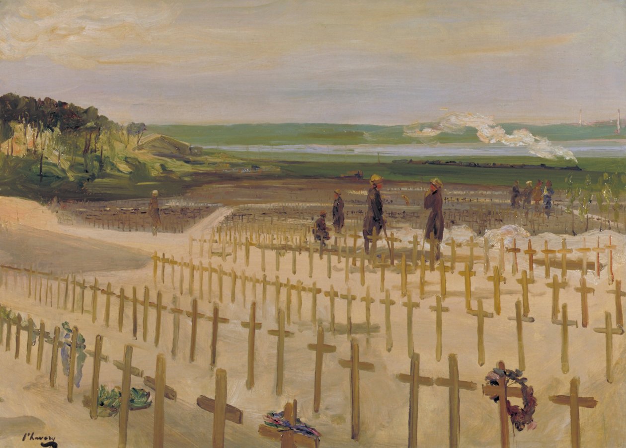 Kirkegården av John Lavery