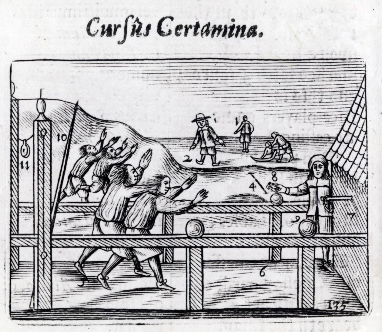 Gutteløp fra Orbis Sensual Pictus, 1658 av John Amos Comenius