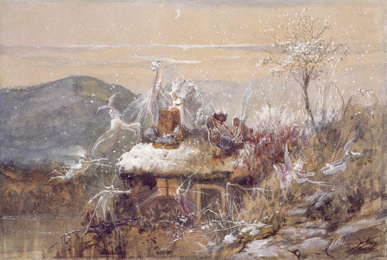 julaften av John Anster Fitzgerald