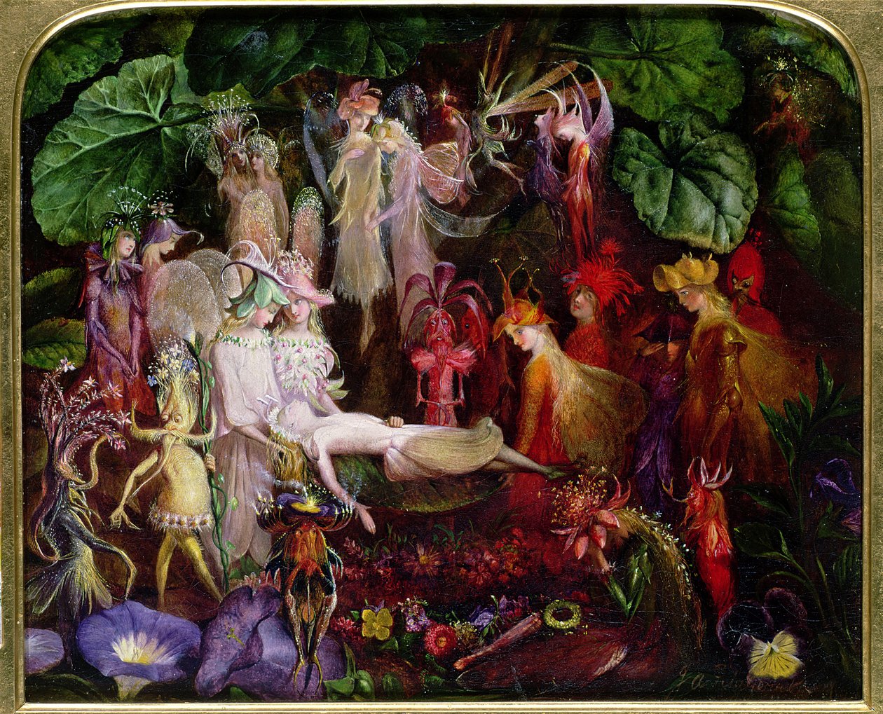 Feens begravelse av John Anster Fitzgerald