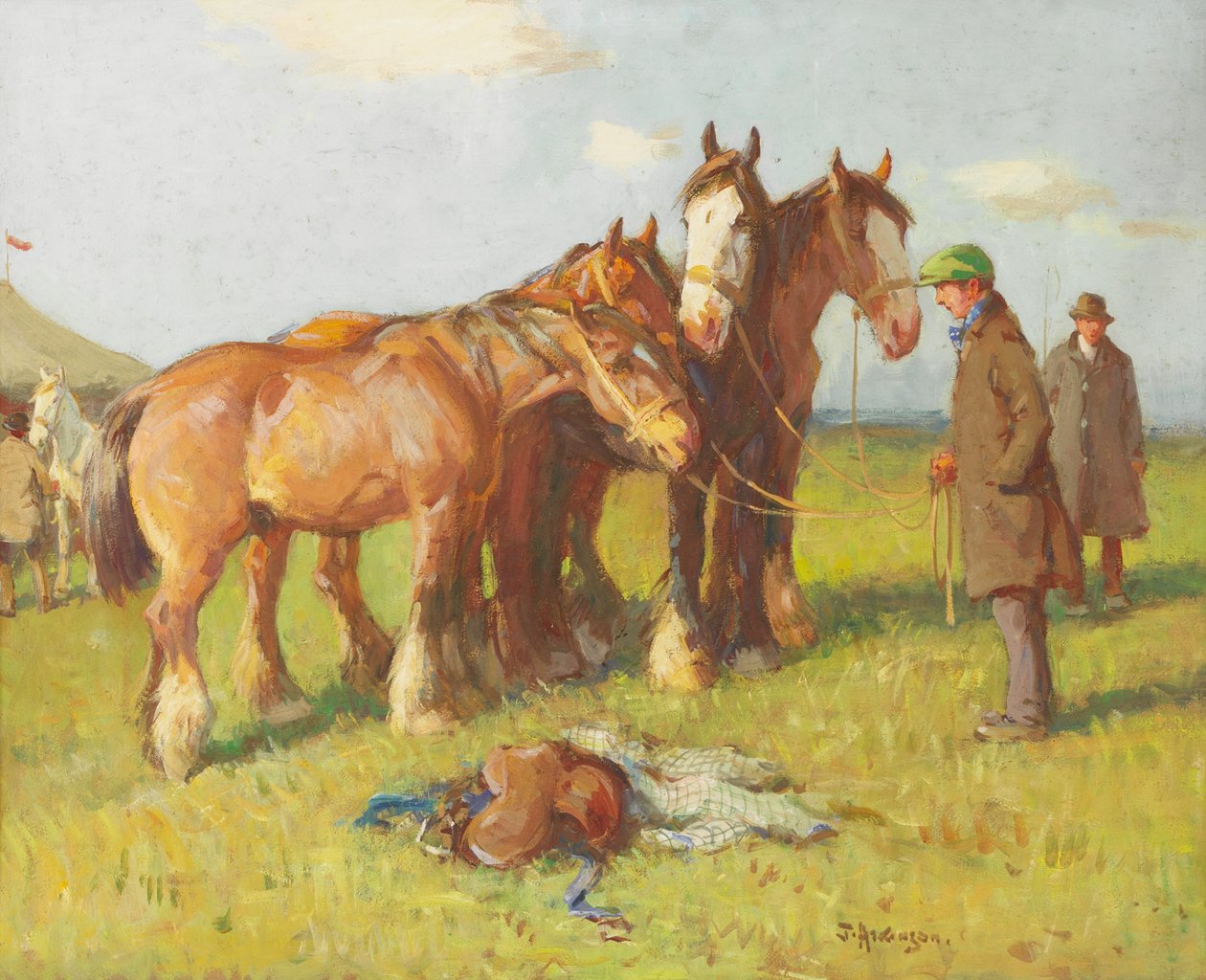 Cowhill Fair, ca. 1900-1919 av John Atkinson