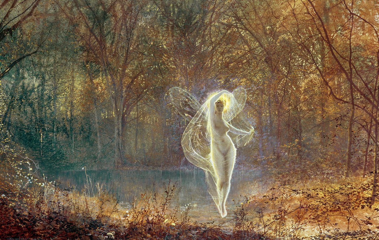 Høsten, 1871 av John Atkinson Grimshaw