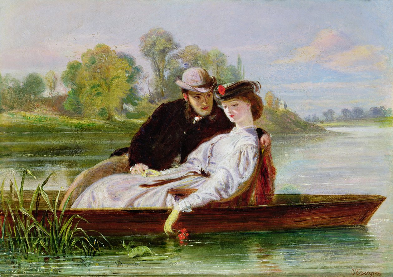 Lovers in a Punt av John Bagnold Burgess
