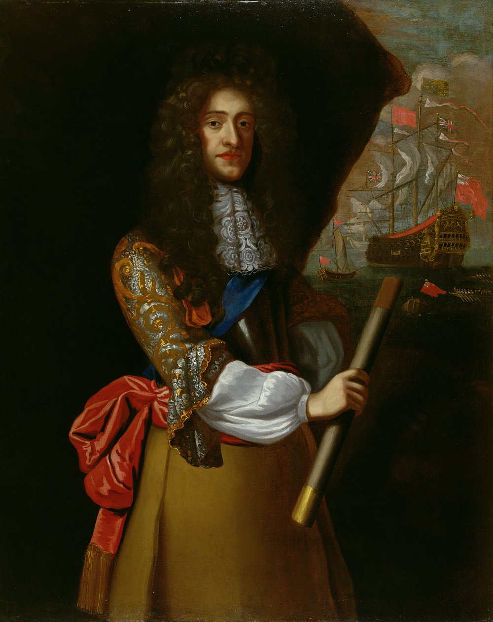Portrett av James VII av Skottland og II av England, ca. 1670 av John Baptist de Medina