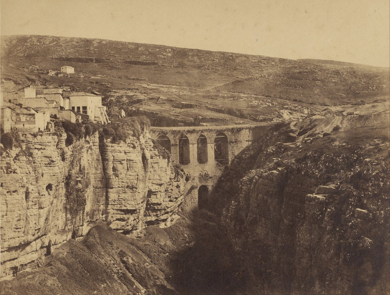 (Alcantara -broen, Konstantin, Algerie) av John Beasly Greene