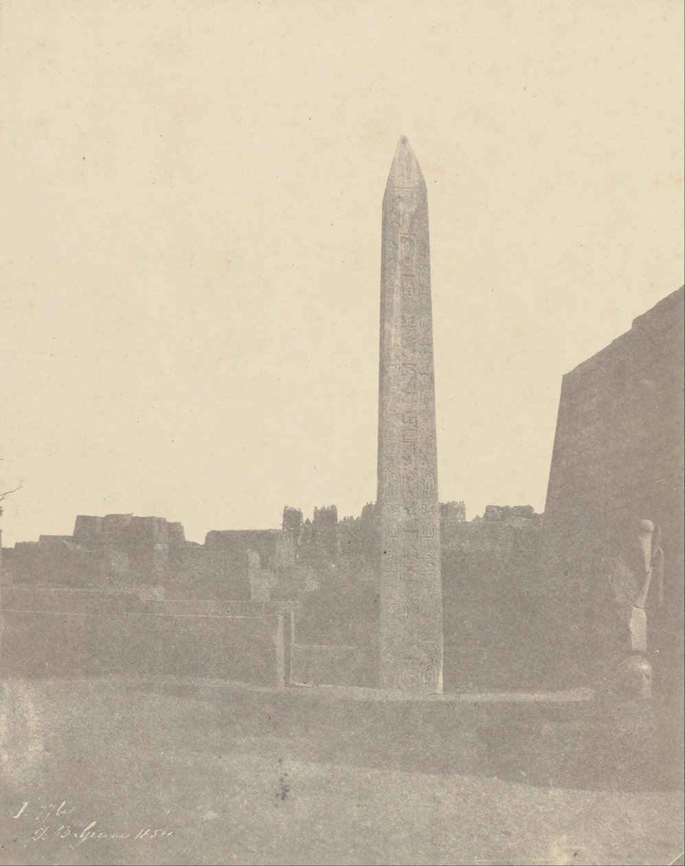 (Louqsor, Obelisk (vestsiden)) av John Beasly Greene