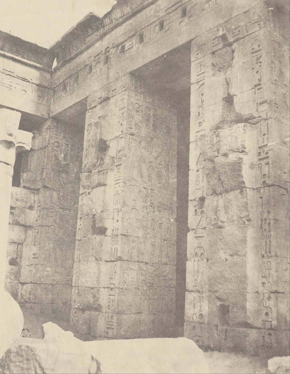 (Medinet Habu, Palace of Ramses II 2nd Court, East Side) av John Beasly Greene