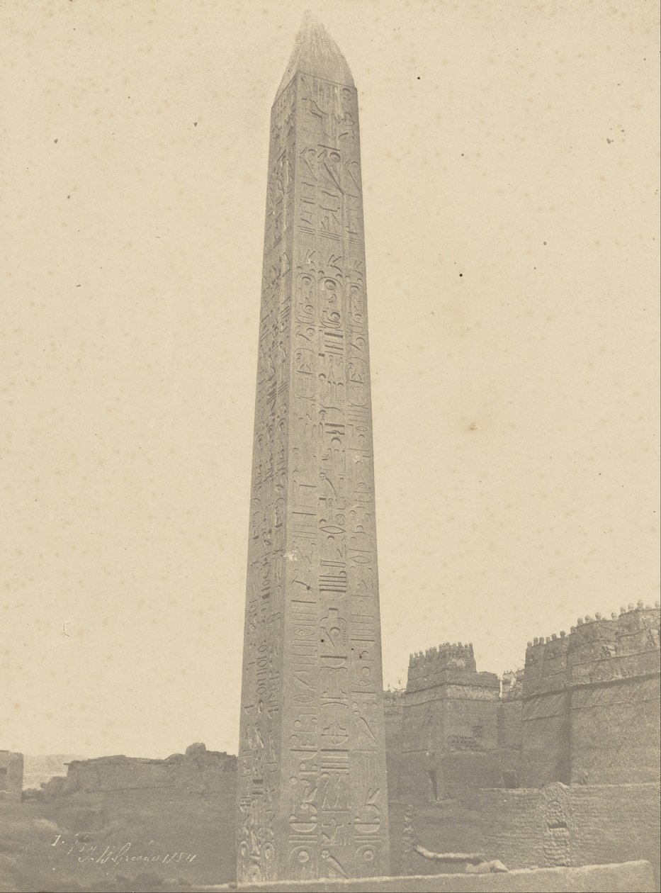 Louqsor, Obelisk, East and South Sides av John Beasly Greene