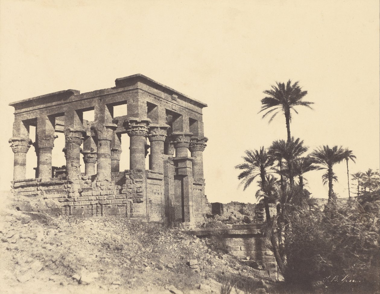 Kiosken til Trajan, Philae av John Beasly Greene
