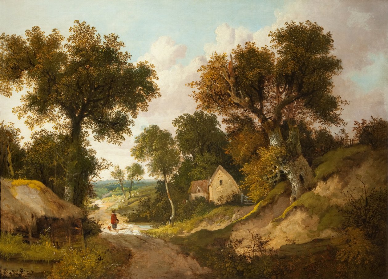 A Country Lane i Norfolk, 1878 av John Berney Ladbrooke