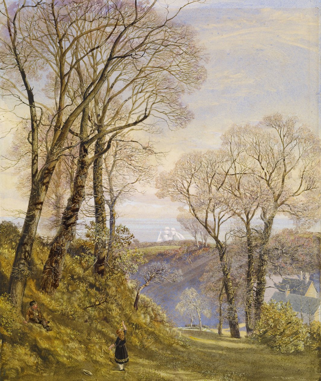 Februar på Isle of Wight av John Brett